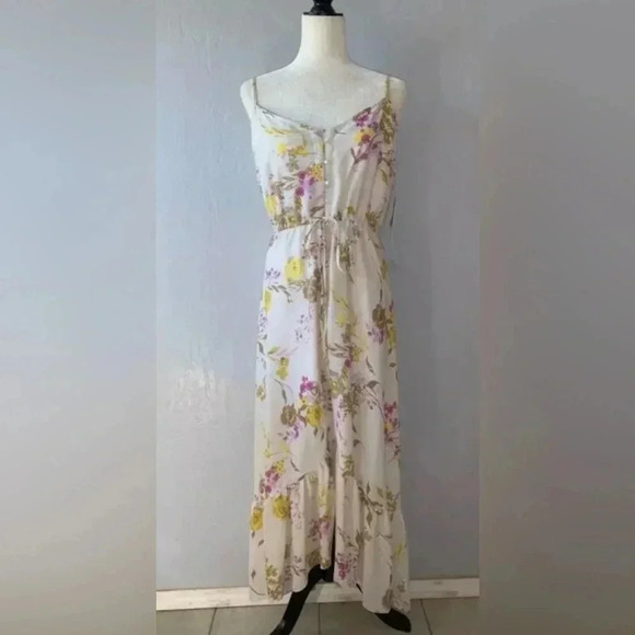 Nanette Lepore Oh So Pretty Hi-Lo Midi Floral Dress Size 2 - Picture 2 of 8
